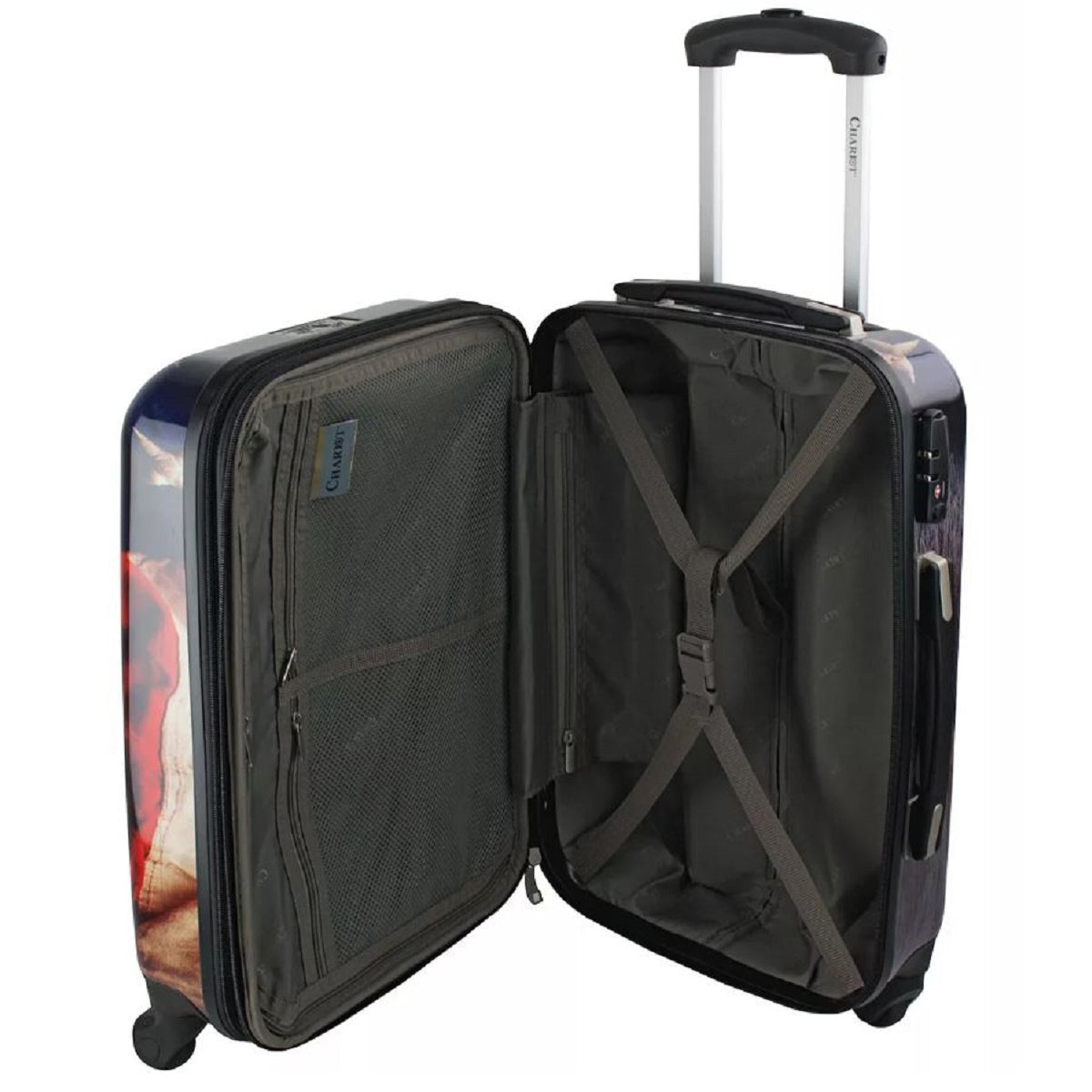 World Traveler Chariot Horse 3-Piece Hardside Expandable Spinner Lugga